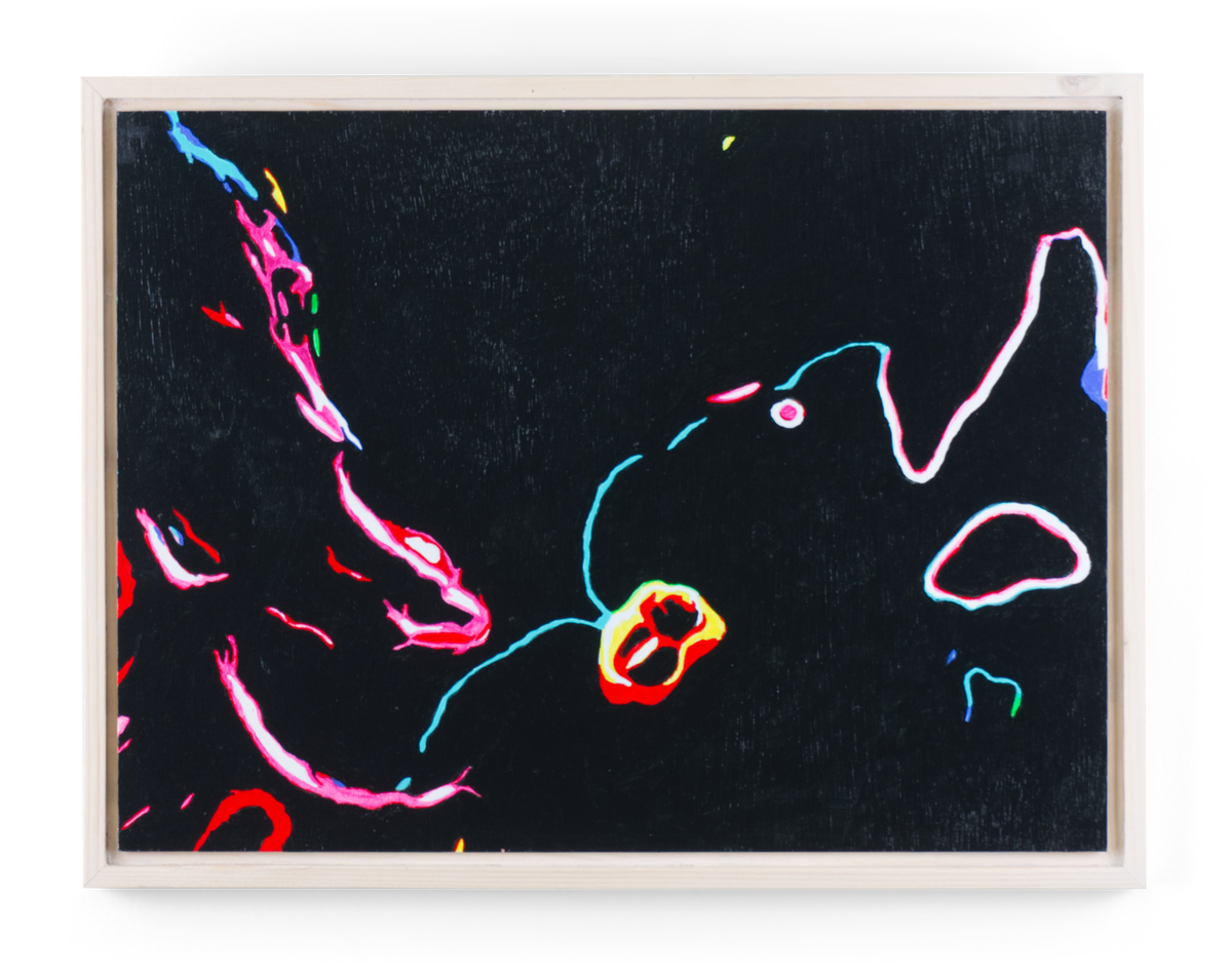 Microfluids #1 | Acrylic on Board | 400 x 300 mm